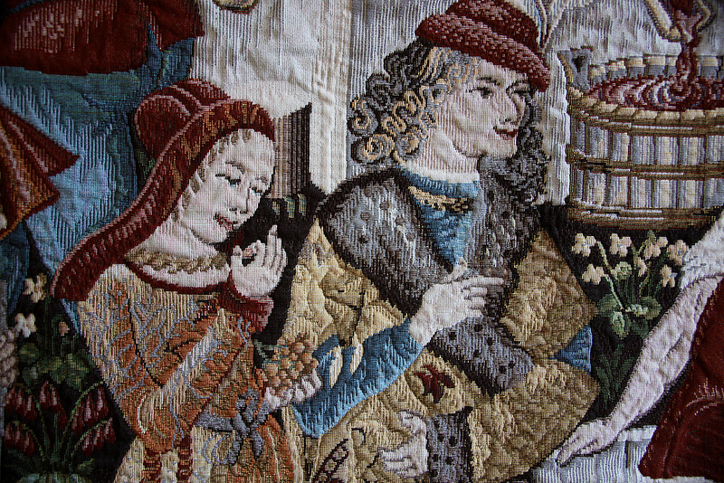 Medieval tapestry Pieve