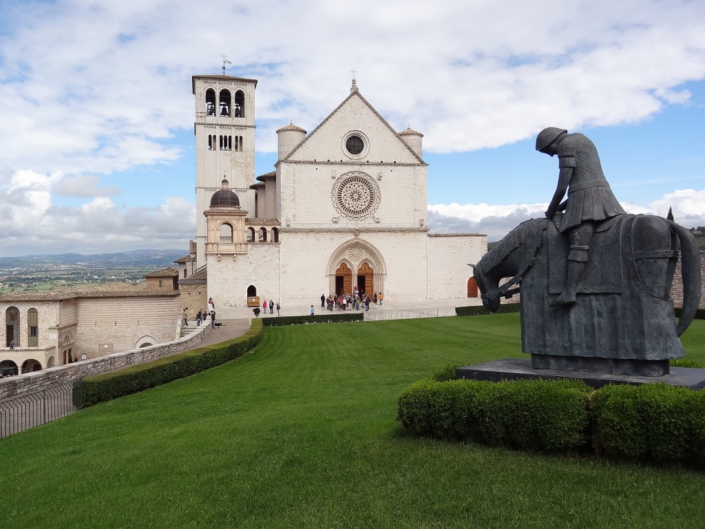 Basilica of St Francis, Assisi, Umbria, Italy walking holidays