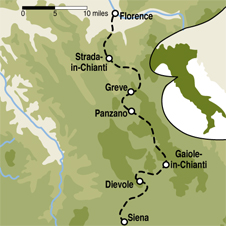 Map of the region