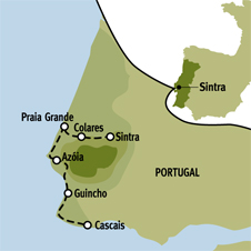 Map of the region