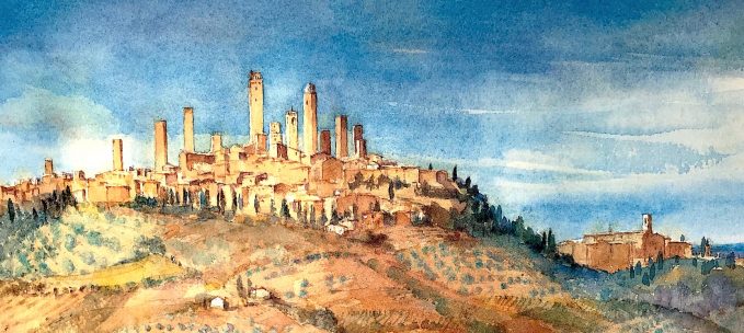 Pieve a Castello: Painting Tuscany trip