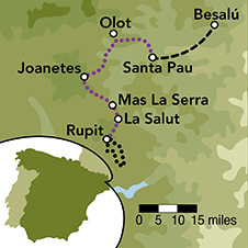 Map of the region