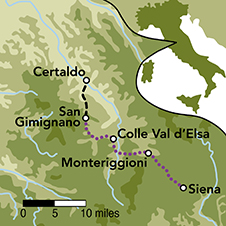 Map of the region