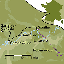 Map of the region